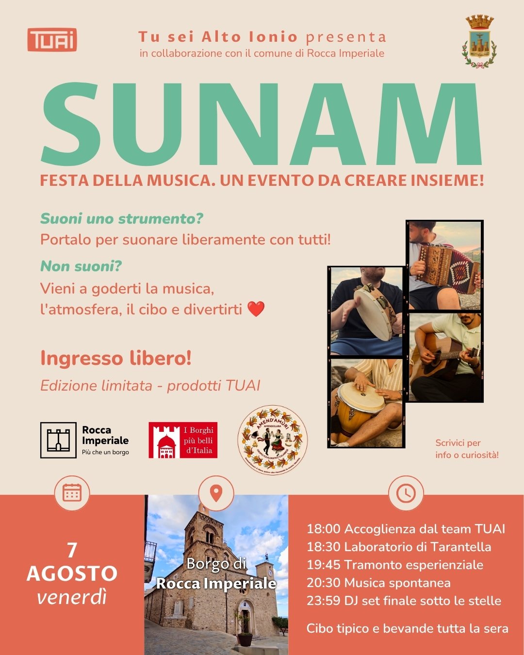 Locandina ufficiale SUNAM 2026 ingrandita